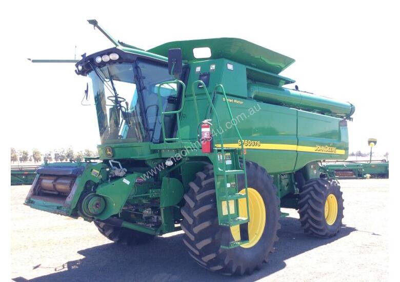 caption John Deere 9760 Header(Combine) Harvester/Header