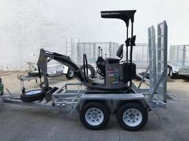 Mini Excavator and Trailer 8 Piece Package - picture0' - Click to enlarge