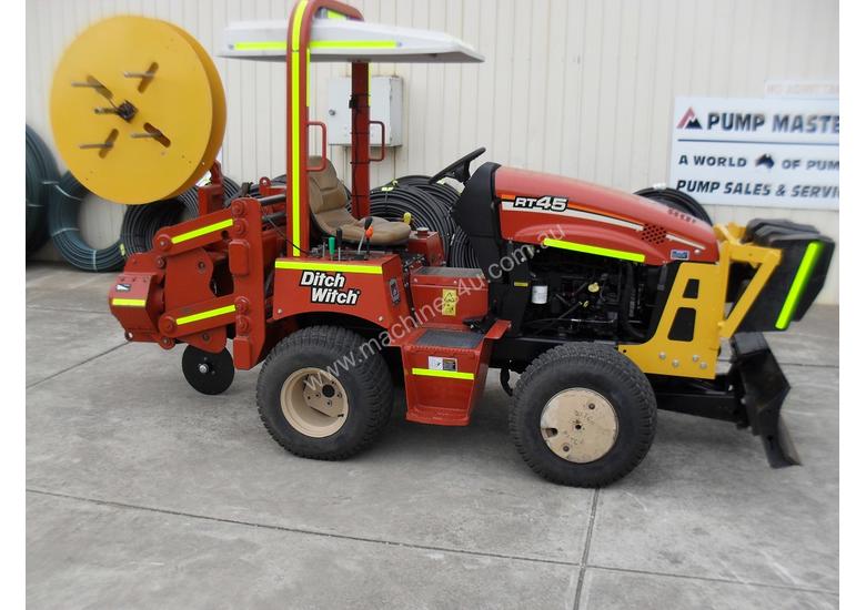 caption Ditch Witch RT45/H331 Custom Built Vibratory Plough &/or New H314 trenching attachment