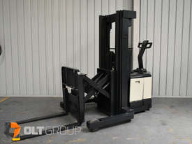 Used Crown WR3000 Walkie Reach Truck Container Mast Full Free Lift 1500kg Capacity - picture0' - Click to enlarge