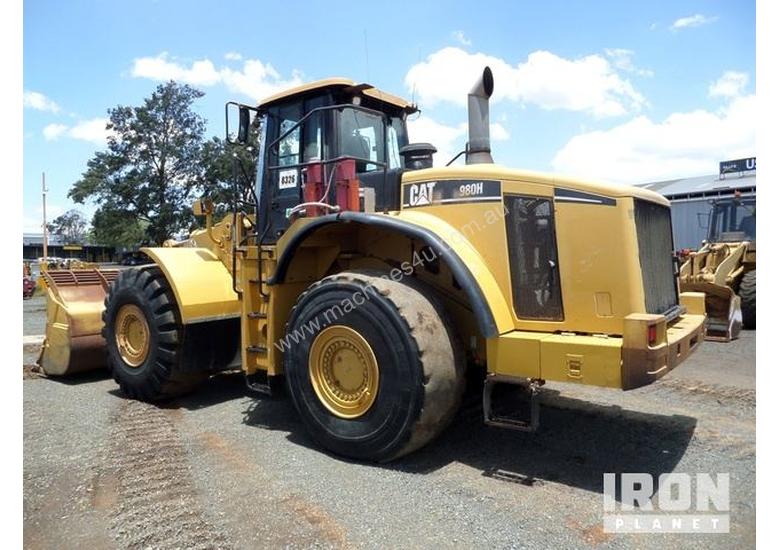 caption 2006 Cat 980H Wheel Loader