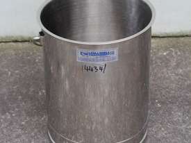 Stainless Steel Bucket - picture1' - Click to enlarge