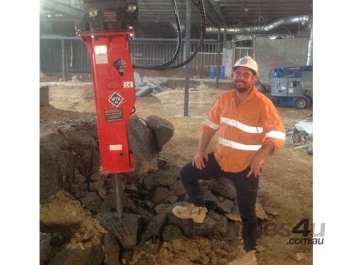 MTB 40 Hydraulic Hammer Rock Breaker to suit 6-10T Excavators
