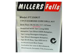Concrete drill, stand + Free cutters MILLERS FALLS - picture0' - Click to enlarge