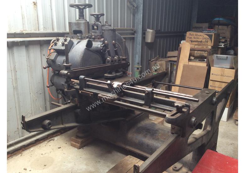 caption Wadkin Single End Tenoner