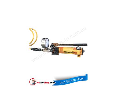 Enerpac Hydraulic Two Speed Porta Power Pump c/w Pressure Gauge P142 Industrial Quality Tool