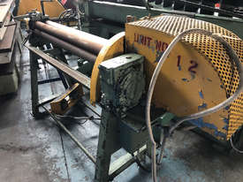 Sheetmetal Rolls Metal Curving Roller 4 foot Electric Powered 3 Phase - picture2' - Click to enlarge
