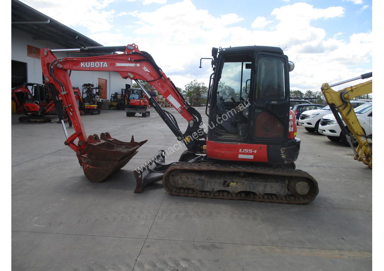 caption Kubota U55-4 Excavator