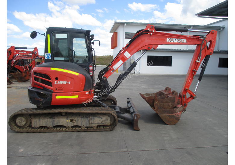 caption Kubota U55-4 Excavator