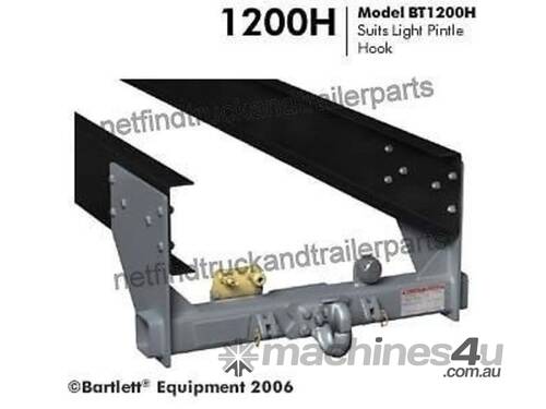 Tow bar to suit Pintle Hook to 7000kg Light Small to Medium Truck Trailer BT1200H-7T with Bolt Kits