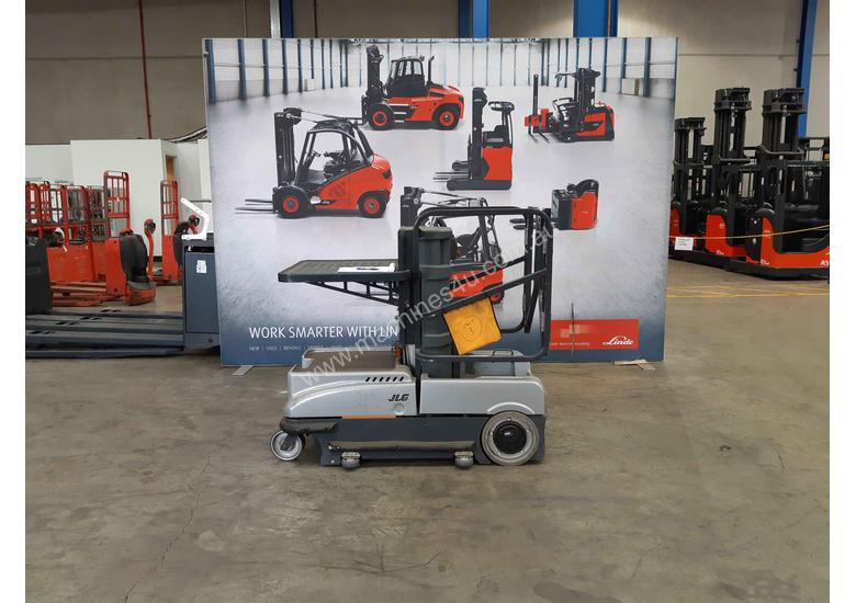 caption Used Forklift: JLG 10 MSP