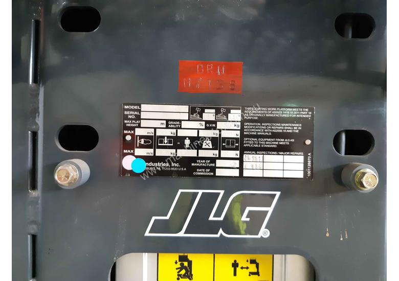 caption Used Forklift: JLG 10 MSP