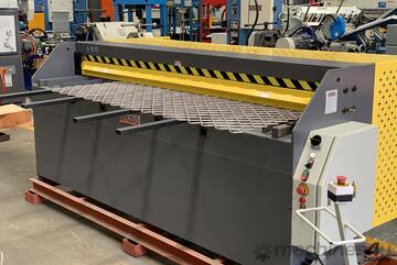 2500mm x Hydraulic 7mm Aluminium Diamond Security Mesh Guillotine - 240Volt