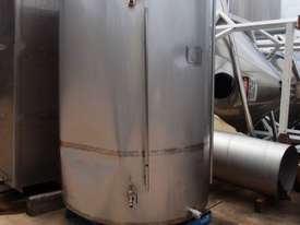 Stainless Steel Storage Tank (Vertical), Capacity: 3,500Lt - picture0' - Click to enlarge
