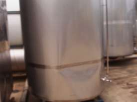 Stainless Steel Storage Tank (Vertical), Capacity: 3,500Lt - picture1' - Click to enlarge