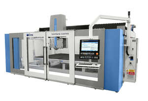 CMS BREMBANA KOSMOS 5-axis monoblock CNC Bridgesaw with Vacuum Manipulator