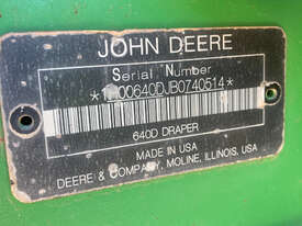 John Deere 640D Header Front Harvester/Header - picture2' - Click to enlarge