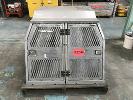 Dog Box Ute Tray Slip In Aluminium for 2 Dogs 1075mm L x 1075mm W x 860mm H - picture1' - Click to enlarge