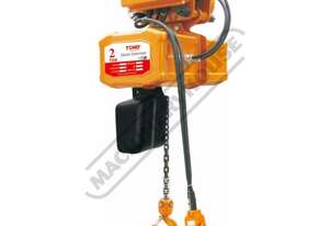 TECH0206-ET Electric Chain Hoist + Electric Trolley 2 Tonne x 6 Metre Lift Single Speed: 3m/min. Lif