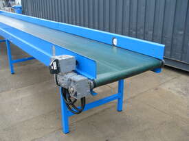 Large Motorised Variable Speed Belt Conveyor - 8m long - picture0' - Click to enlarge