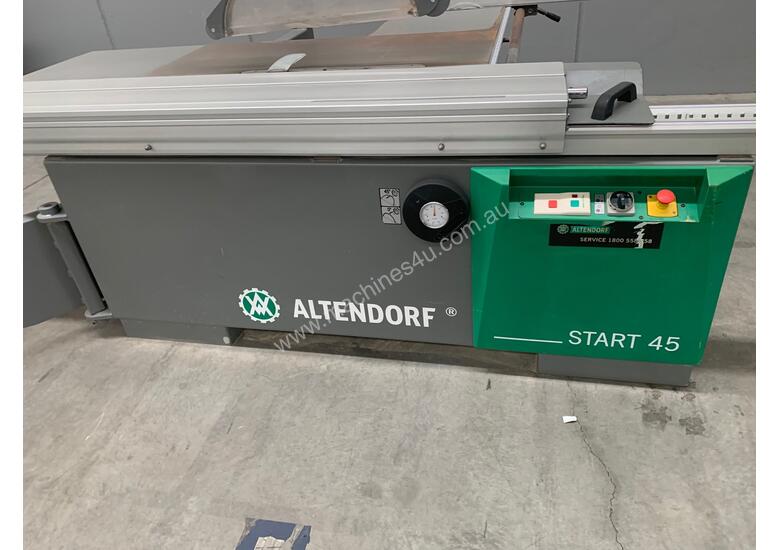 caption Altendorf Start 45 Sliding Table Saw