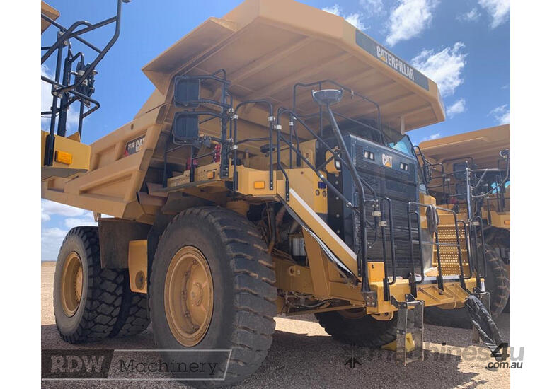 caption Caterpillar 777G Dump Truck