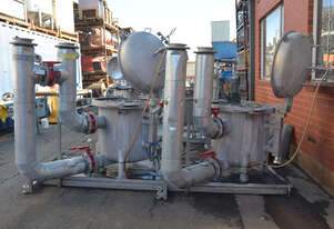 Hayward GAF Eaton 8 pot bag filter stainless steel pressure housing VMBF-0802-BB