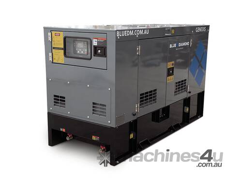 33 kVA Diesel Generator 240V Isuzu - Rental Spec