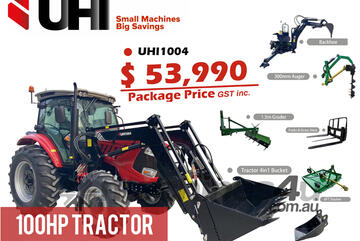 100HP UHI1004 Tractor with 7 Attachments