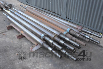 Heavy Duty Steel Roller Precision Ground drum Surface 1610mm wide PRINTING - OD 115 to 230mm