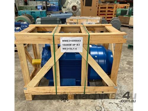 160 kw 220 hp 4-pole 1485 rpm 415v 315L frame New AC Electric Motor Mechtric Type WE315L1-4/B3