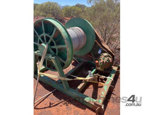 Skid steer mounted wire roller