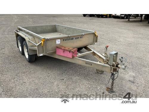 Major 8x5 Galvanised Plant Trailer