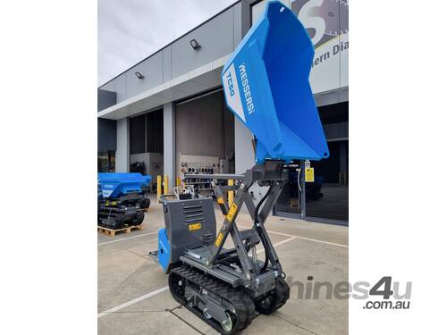 caption Messersi Tracked Mini Dumper - TC50D Hi Tip Skip - Diesel (FREE SHIPPING!)