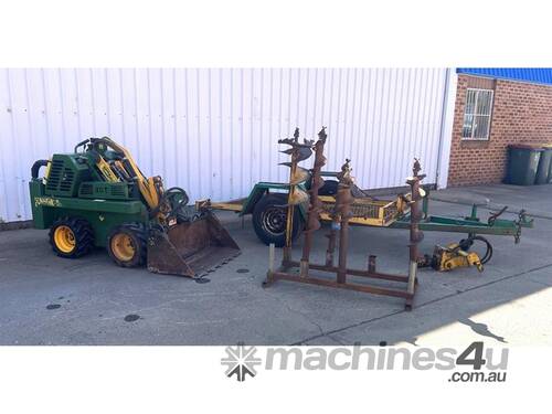 KANGA MINI LOADER  SOLD WITH TRAILER & ATTACHMENTS