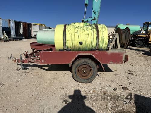 Box Trailer and Spray Tank