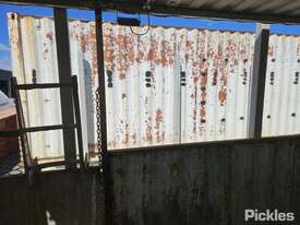 20ft Shipping Container, Timber Floor, 3 Sided Container. Note: Used Item, Condition Unknown. NOTE:  - picture1' - Click to enlarge