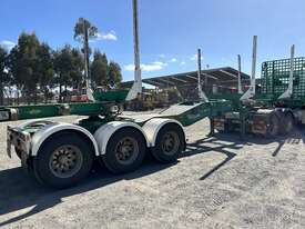 2004 Kennedy Tri Axle Drop Deck Folding Logging A-Trailer - picture0' - Click to enlarge