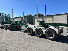 2004 Kennedy Tri Axle Drop Deck Folding Logging A-Trailer - picture1' - Click to enlarge