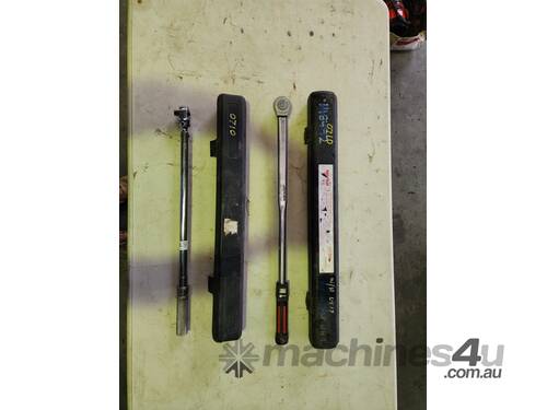 Torque Wrench x 2. 1/2