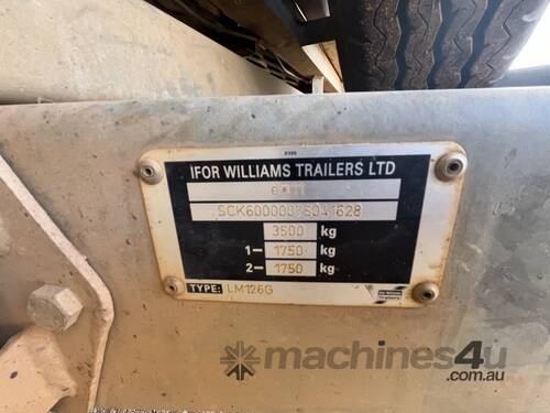 2007 Ifor Williams LM126G Dual Axle Trailer