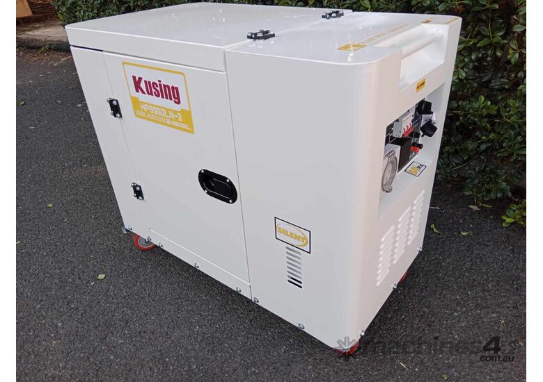 caption 10KVA Silenced Standby Diesel Generator 415V