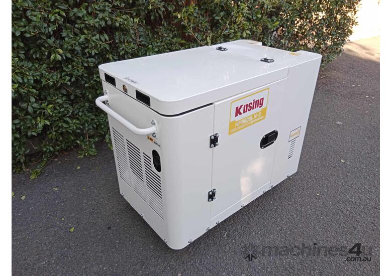 caption 10KVA Silenced Standby Diesel Generator 415V