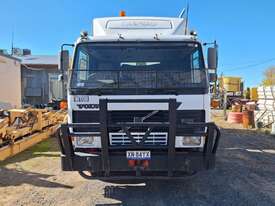 1996 Volvo FL10 Flatbed Crane Truck - picture0' - Click to enlarge