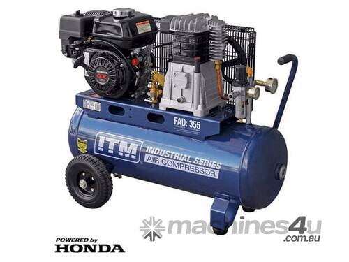 caption Air Compressor, Petrol Drive, 60L, 5.5HP - TM352-55060 by ITM