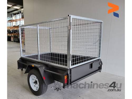 Aussie Made 6x4 Box Trailer with 3ft Cage