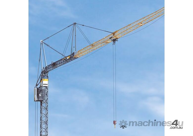 caption Liebherr 125K Tower Crane | 8T Self-Erecting, Ideal for Civil Engineering Projects