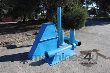 Hopper Chute, Pipes, 6-Piece Set