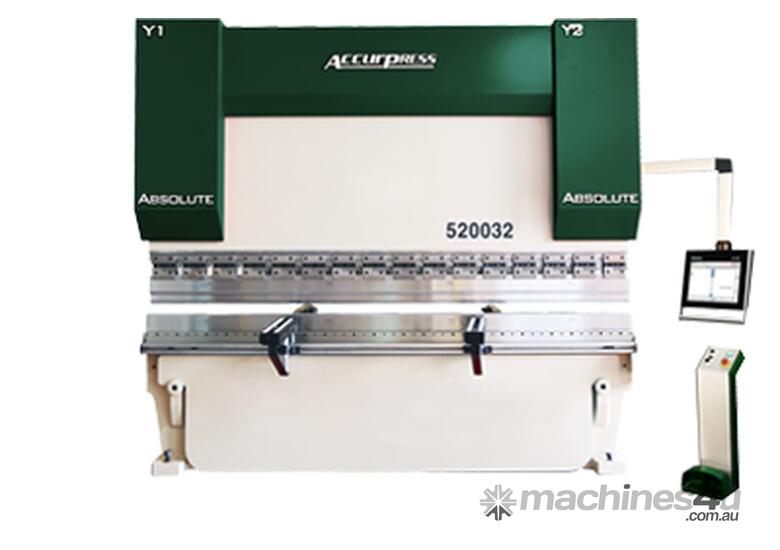 caption ACCURPRESS Absolute Single Y Axis 40 Tonne 1.2 Metre Press Brake