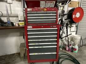 Repco Tool Box Full with Bike Spokes and Parts - picture0' - Click to enlarge